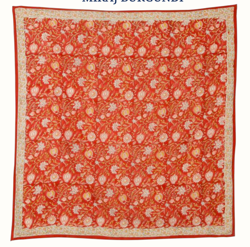 Grand foulard Indien 1m x 1m
