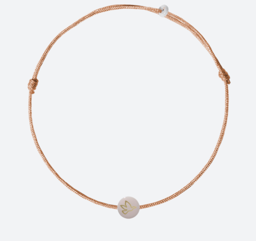 Bracelet précieux céramique femme : colombe