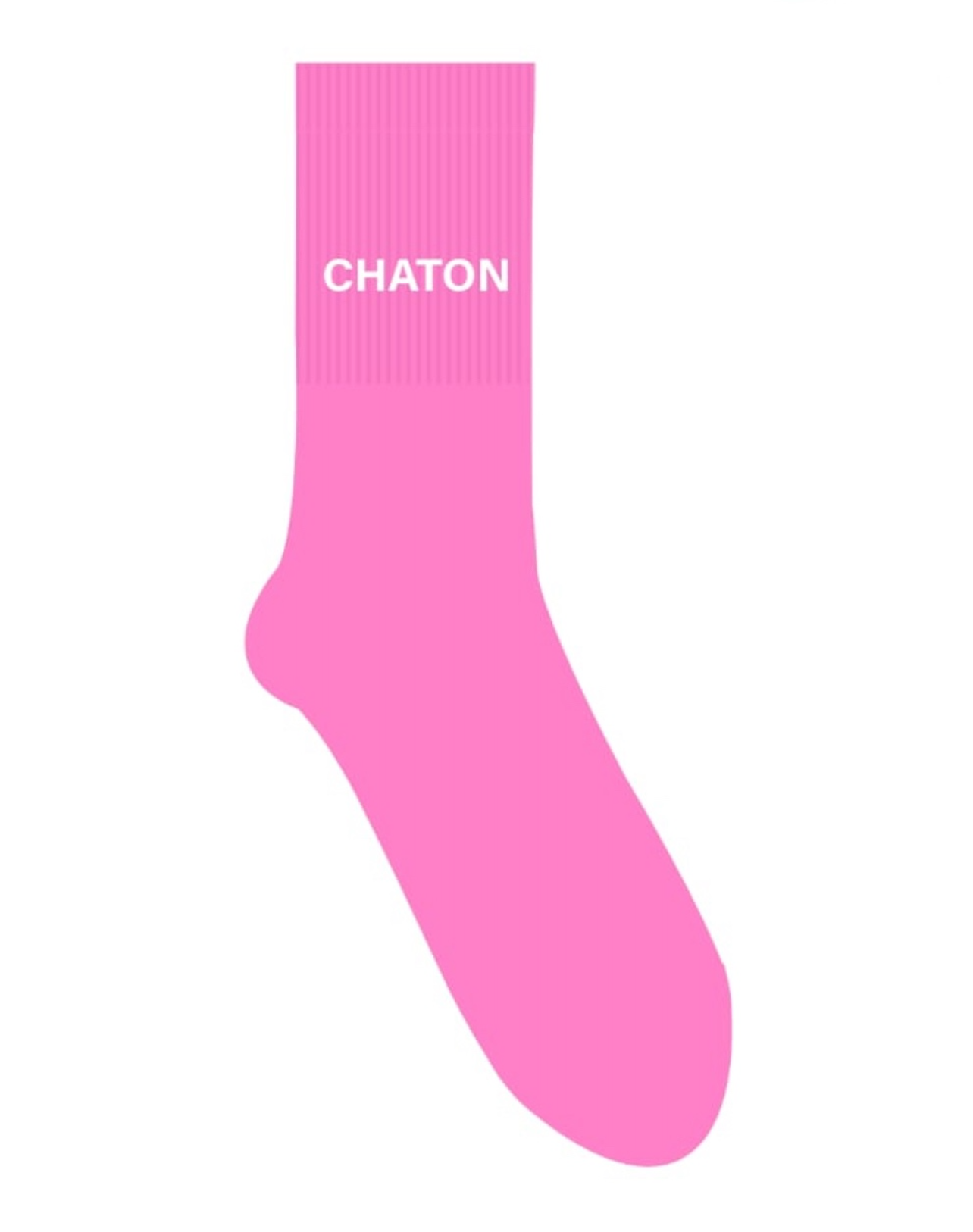 Chaussettes enfant Chaton rose