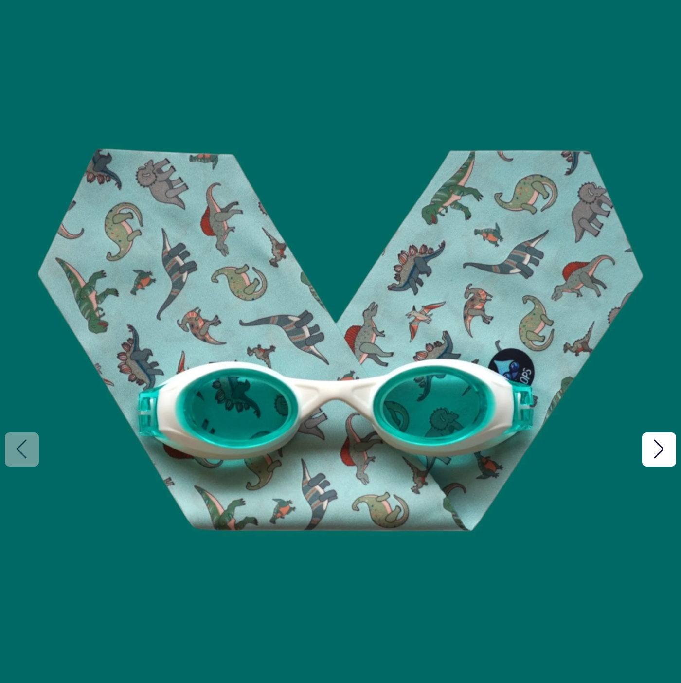 Lunettes de piscine dinosaures