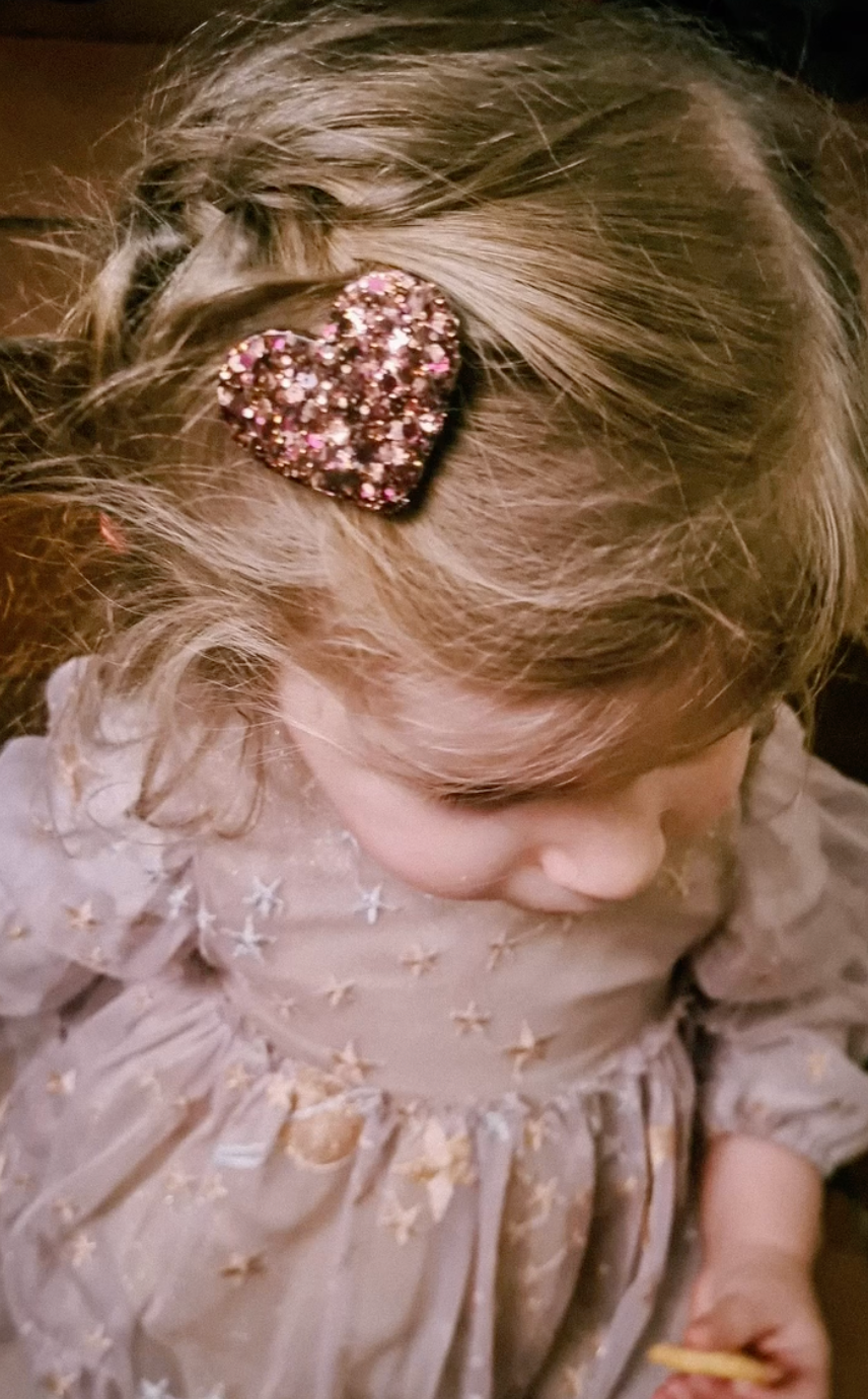 Petite barrette à l’unité à paillettes