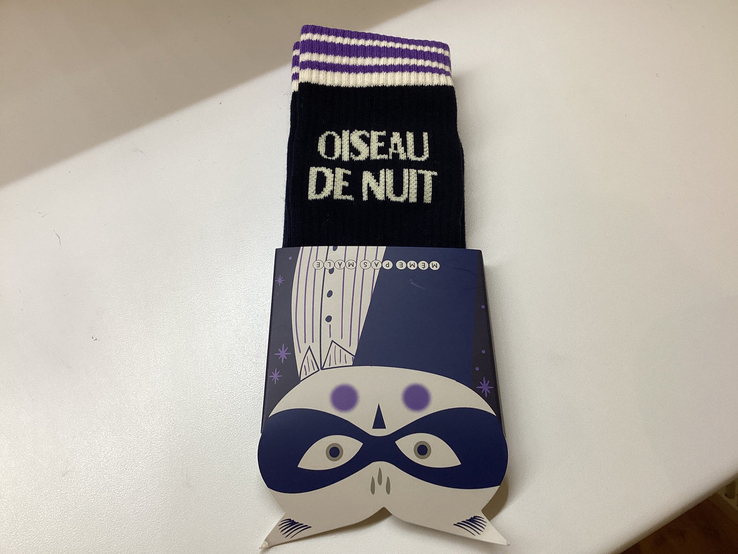 Chaussettes hautes homme Oiseau de nuit