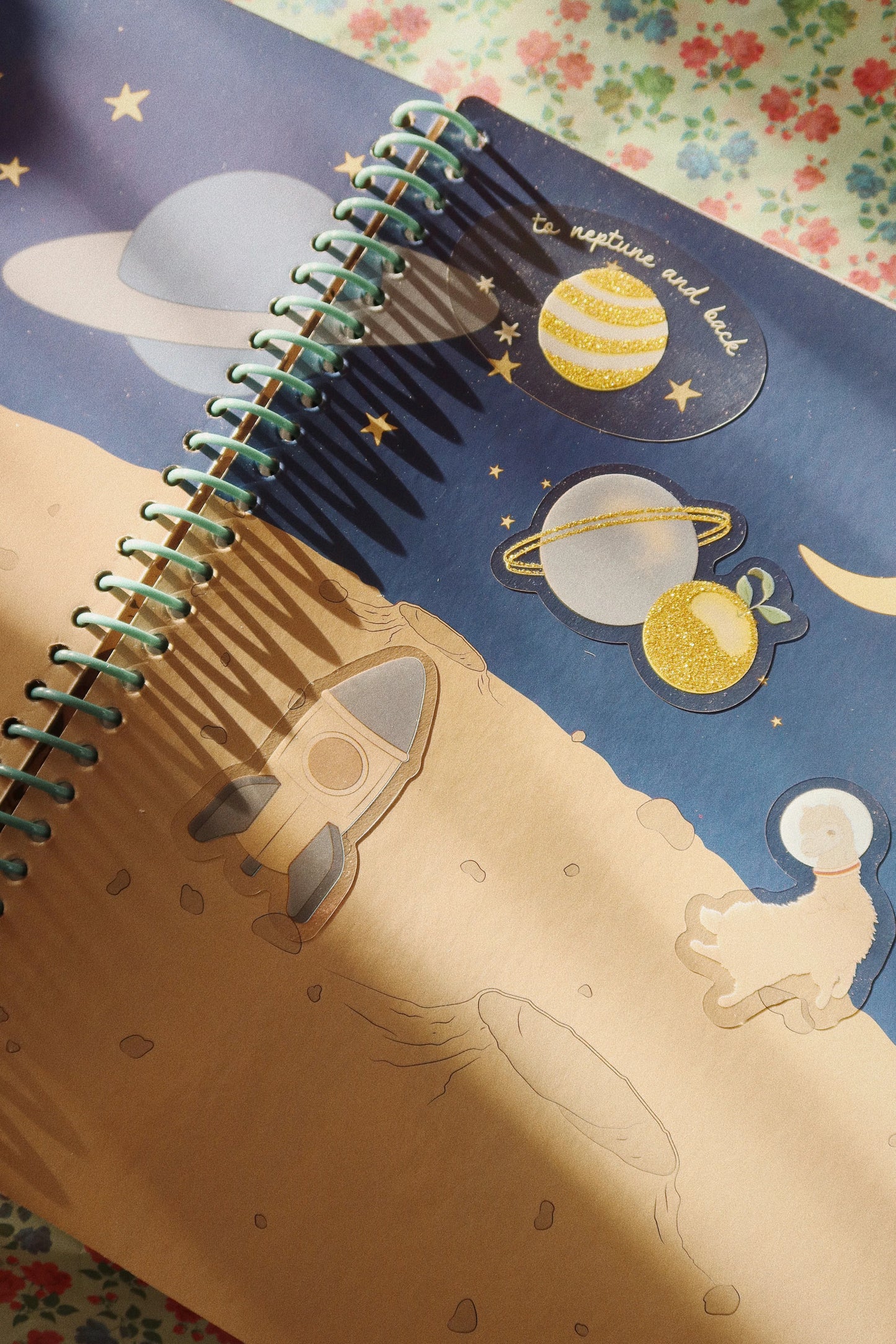 mon carnet d'autocollants - green