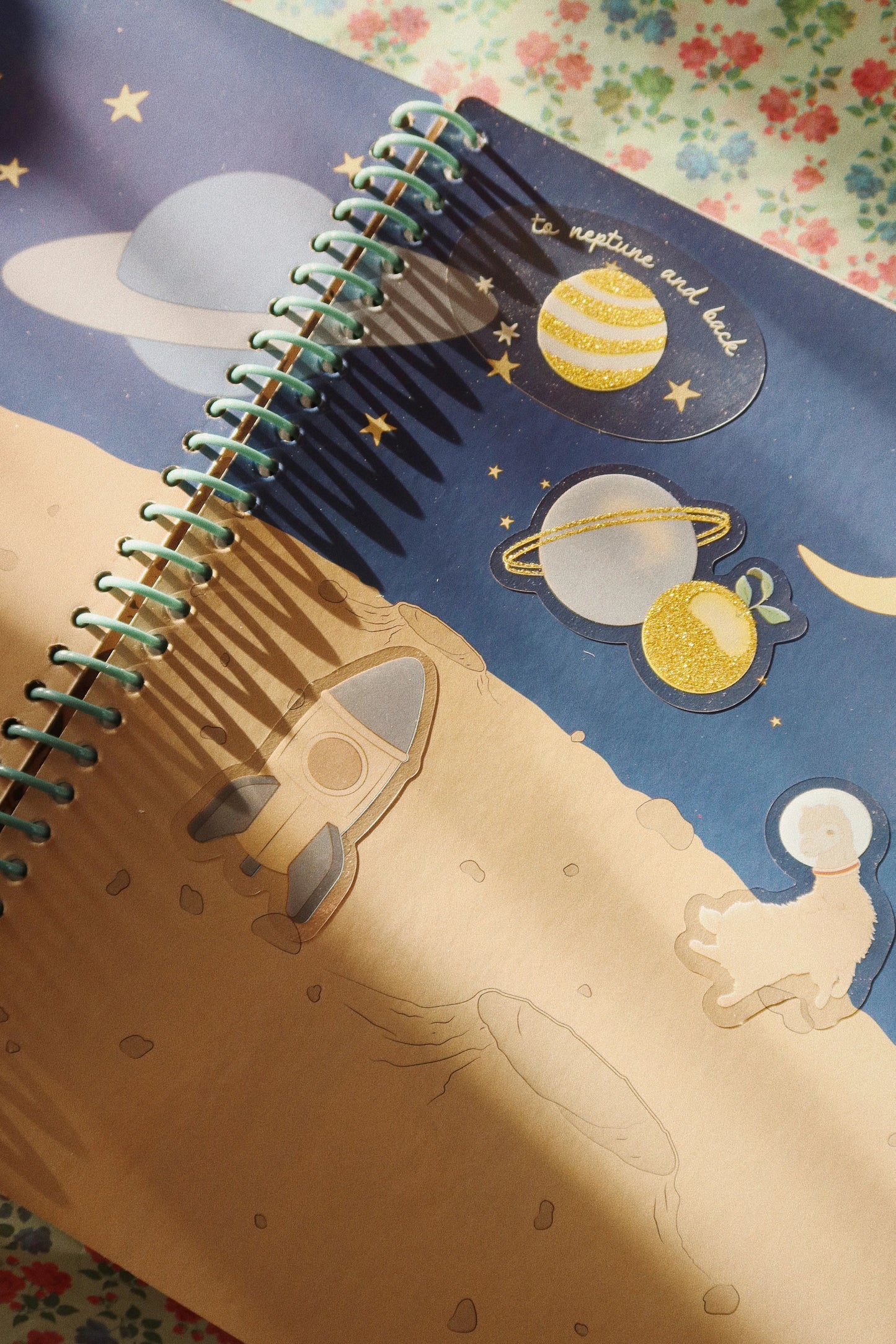 mon carnet d'autocollants - green