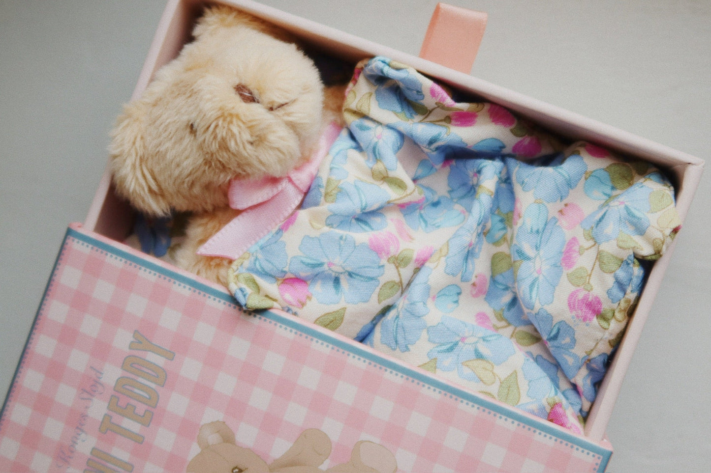 Petit ours "Elise tiny teddy" rose