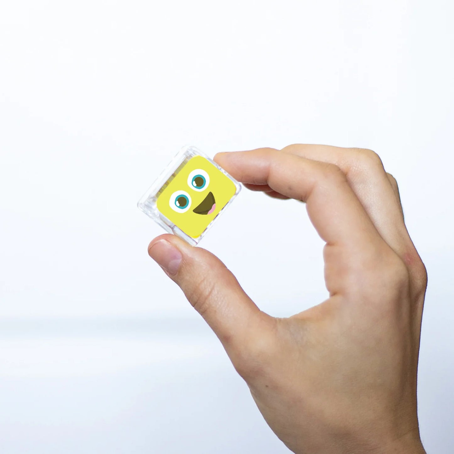 Cubes lumineux pour le bain jaune