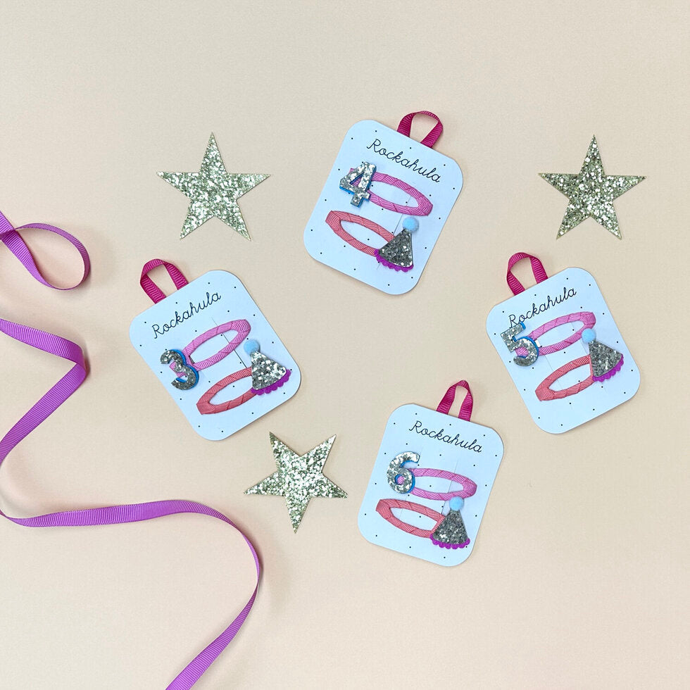 Barrettes d'anniversaire 🎂