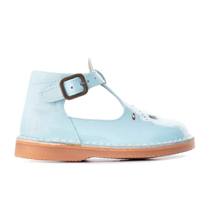 Poppée : Chaussures Choufleur Charol menorca vernis bleu ciel
