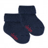 Chaussettes courtes Condor laine/tissus éponge
