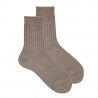 Chaussettes courtes côtelées Condor laine extrafine 🐑