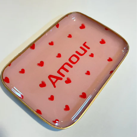 Petit plateau en aluminium