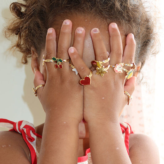 Coffret de 12 bagues