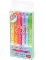 Set de 6 Surligneurs effaçables Magic Highlighters