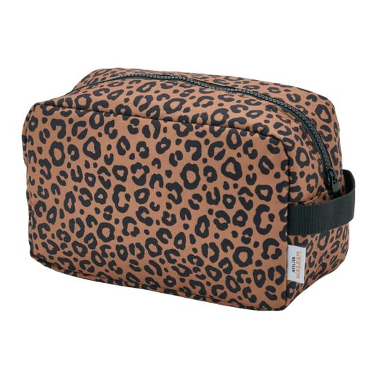 Trousse de toilette léopard