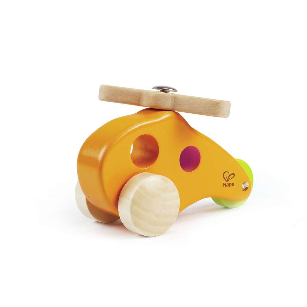 Petit hélicoptère en bois