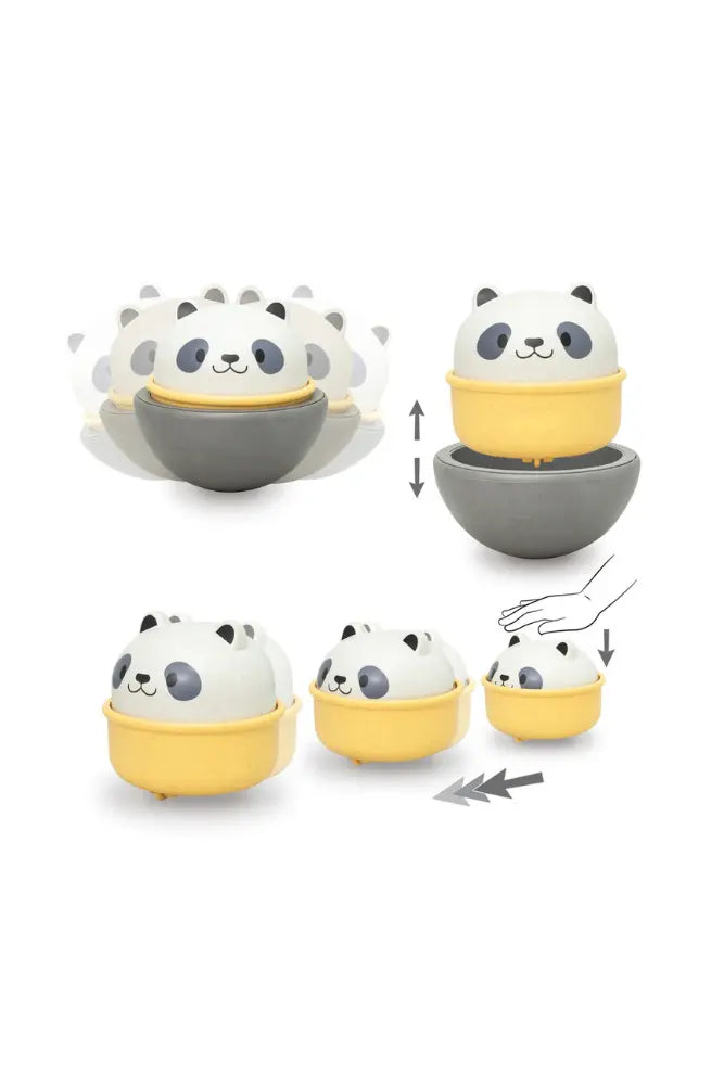 Culbuto Panda personnage roulant