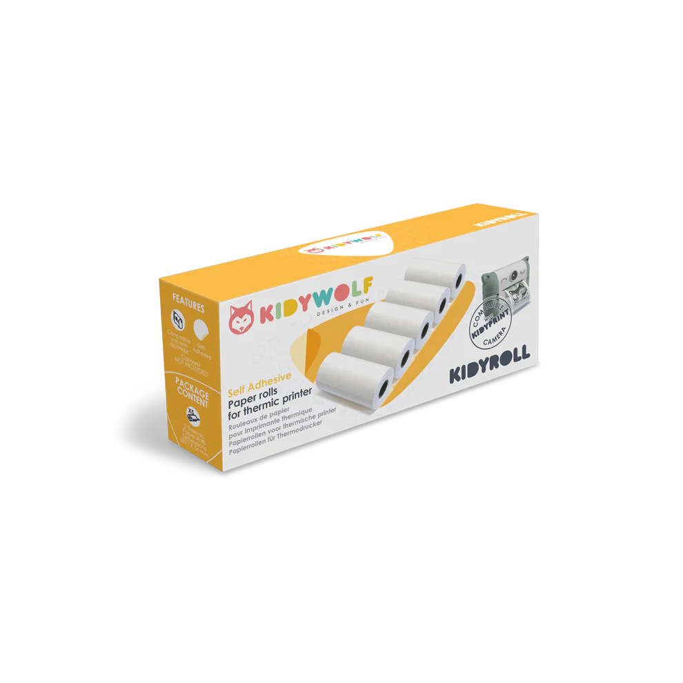 Kidyroll recharges papier pour appareil photo