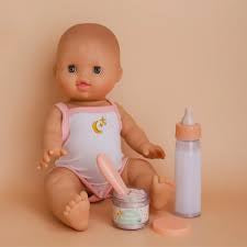 Coffret petit pot de céréales et biberon de lait pour les poupées