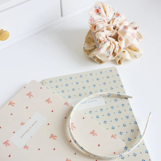 Carnet de notes A5 Noeuds 🎀 et Berries 🫐