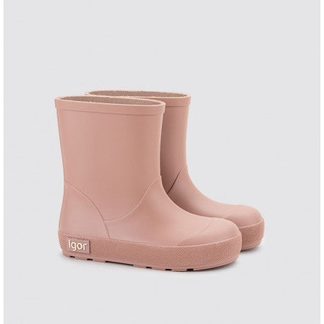 Igor : bottes de pluie barefoot Yogi rose