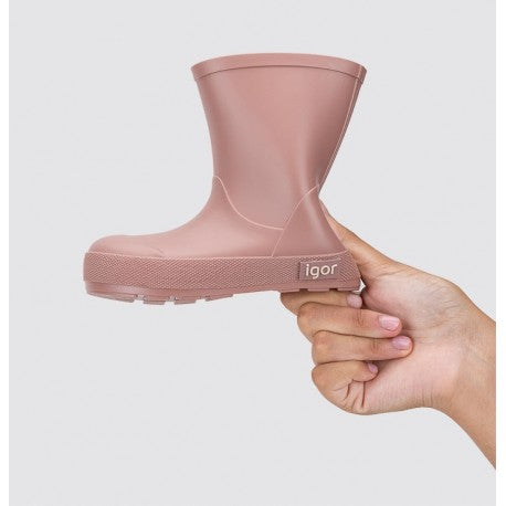 Igor : bottes de pluie barefoot Yogi rose