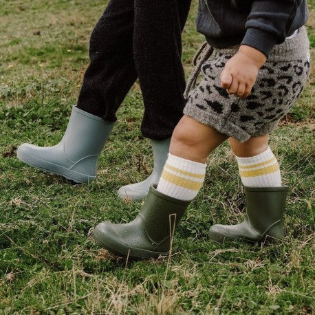 Igor : bottes de pluie barefoot Yogi kaki