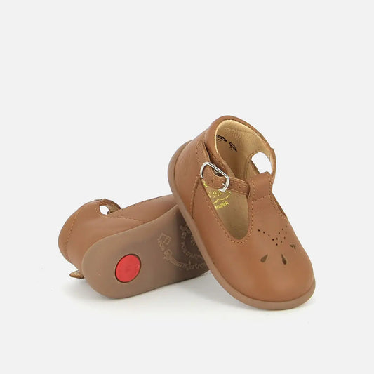 Chaussures Stand-up Salomé Nappa camel