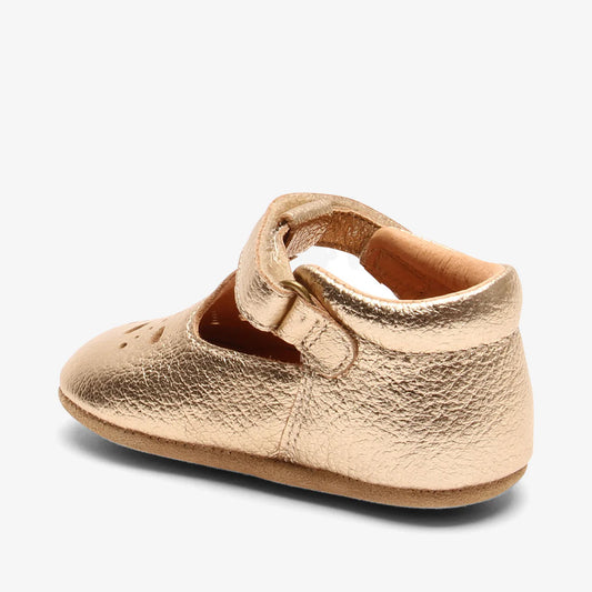 Chaussures d’intérieur Bloom gold à scratch