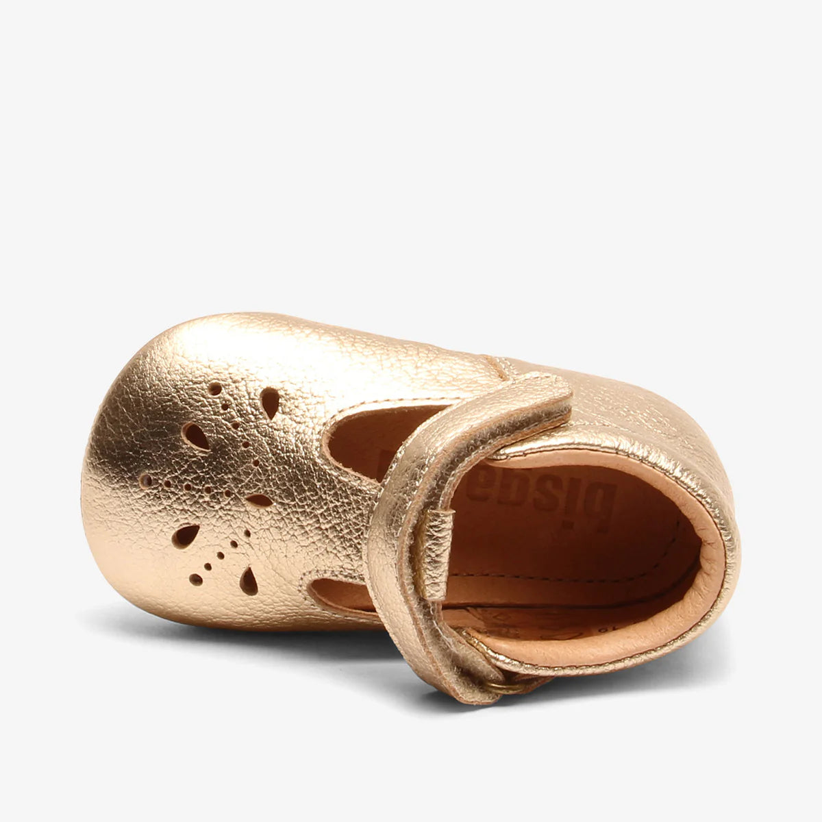 Chaussures d’intérieur Bloom gold à scratch