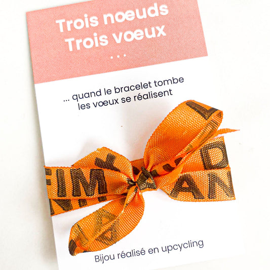 Bracelet Bonfim porte-bonheur rose fluo ou vert