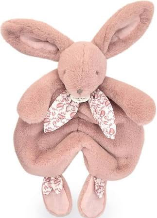 Lapin doudou rose 29cm