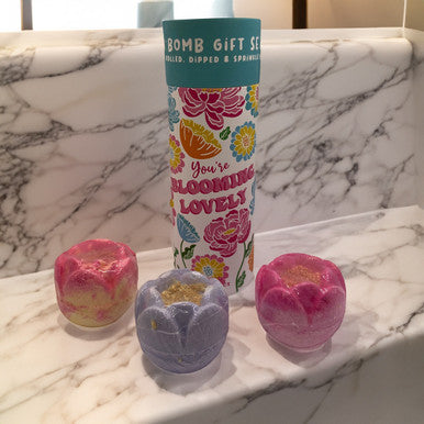 Bombe de bain Lovely x3 Fleurs