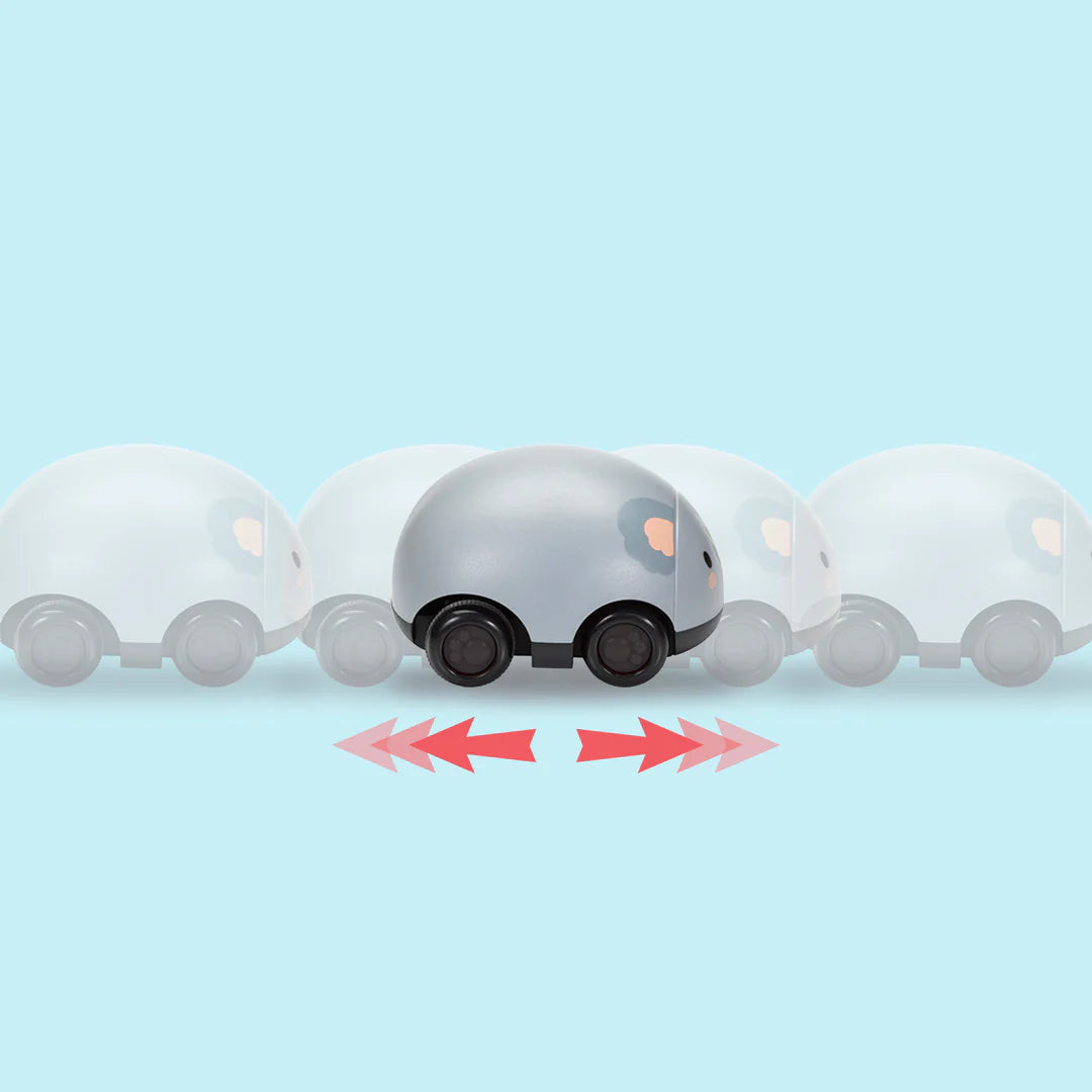 Set de 2 animaux roulant koala et hérisson
