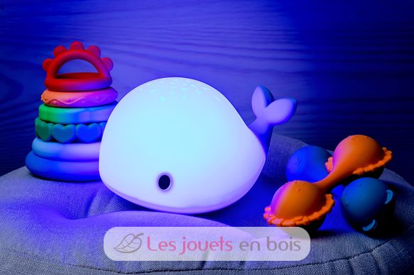 Veilleuse Wilda la baleine bleue