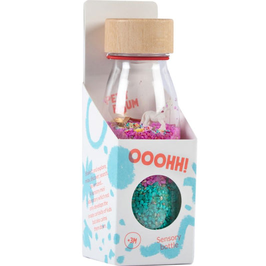 Bouteille sensorielle sonore Licorne