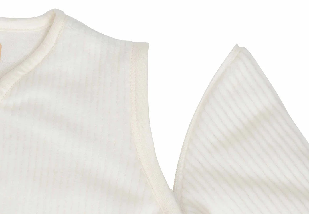 Gigoteuse ronde avec manches amovibles ivoire 60cm