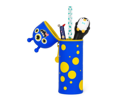 Trousse en silicone 2-en-1 Kawaii Monstre