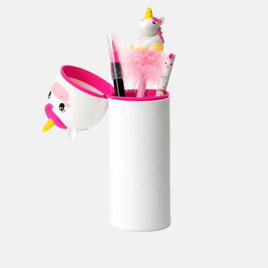 Trousse en silicone 2-en-1 Kawaii Licorne