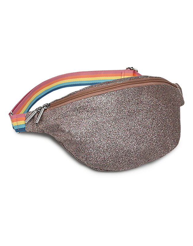 Sac banane femme à paillettes cuivre