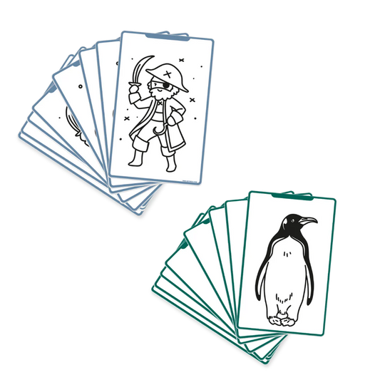 Recharges pour Kidydraw-mini : Animaux autour du monde et Océans & pirates