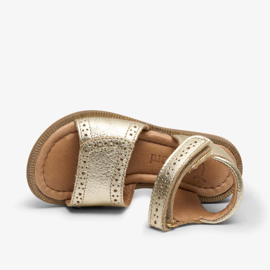 Bisgaard : sandales Andréa gold