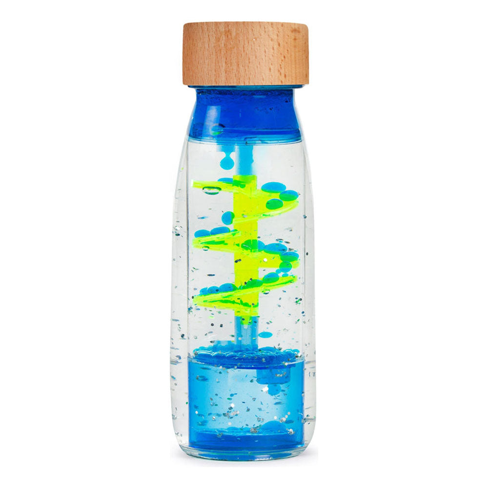 Bouteille sensorielle Spirale bleue