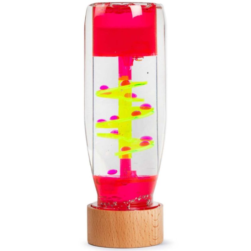 Bouteille sensorielle Spirale rose