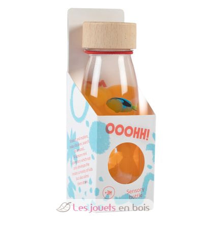 Bouteille sensorielle sonore Poisson bleu