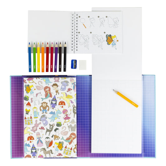 Set de dessin Les personnages de contes de fées