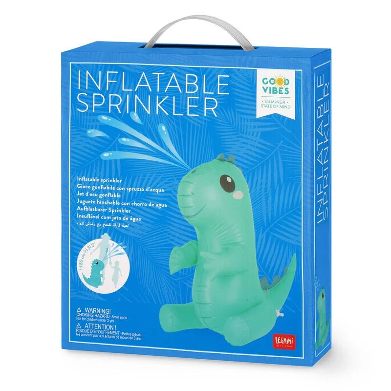 Jeu gonflable avec jet d’eau Dinosaure 80cm