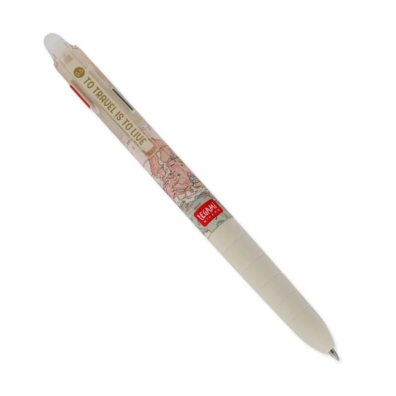 Stylo encre gel effaçable 3 couleurs