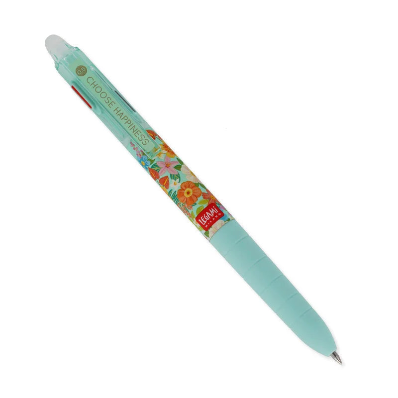 Stylo encre gel effaçable 3 couleurs