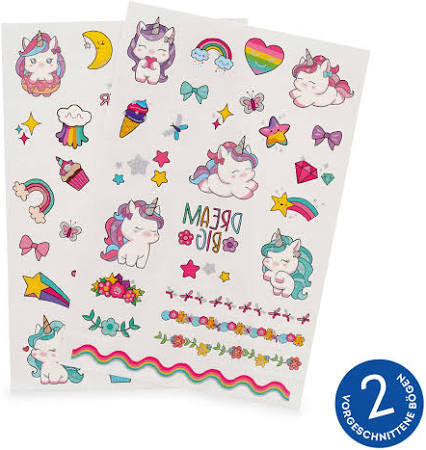 Tatouages éphémères Licorne