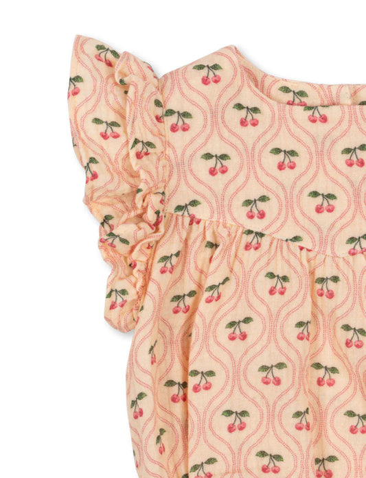 Barboteuse Coco cherry pink 18 mois